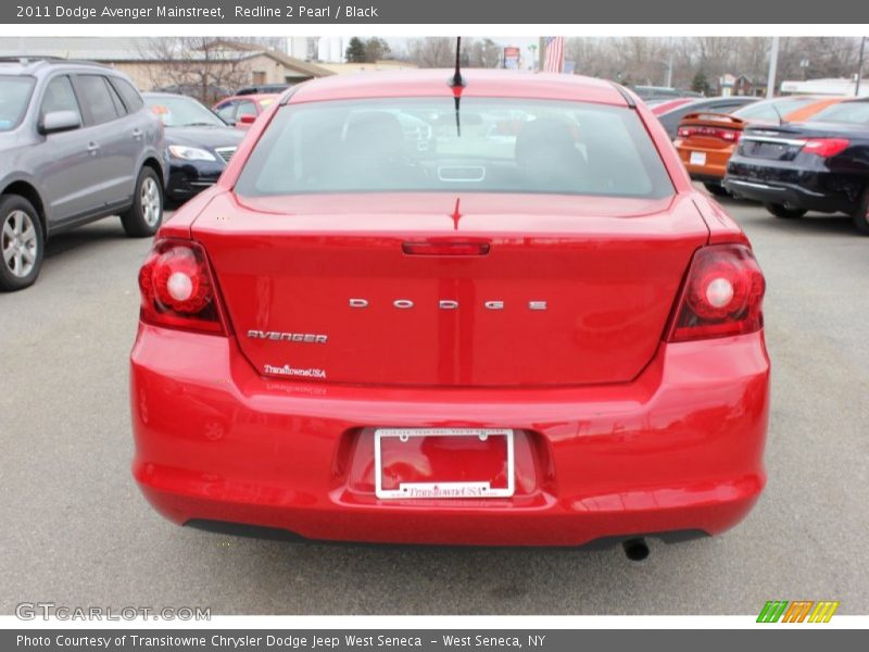 Redline 2 Pearl / Black 2011 Dodge Avenger Mainstreet