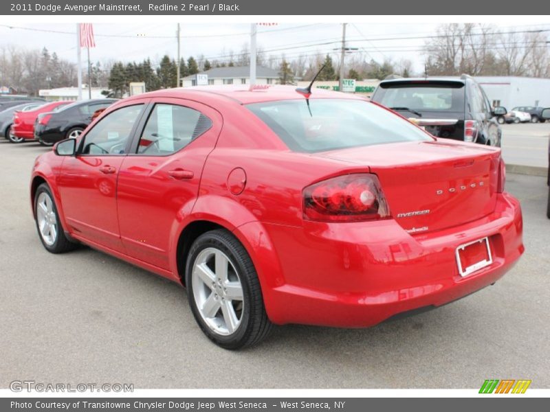 Redline 2 Pearl / Black 2011 Dodge Avenger Mainstreet