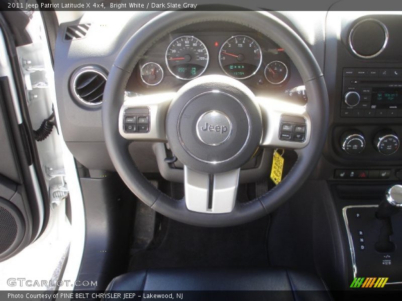 Bright White / Dark Slate Gray 2011 Jeep Patriot Latitude X 4x4