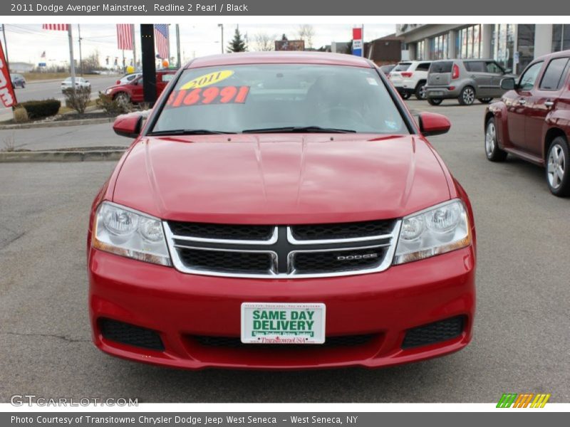 Redline 2 Pearl / Black 2011 Dodge Avenger Mainstreet