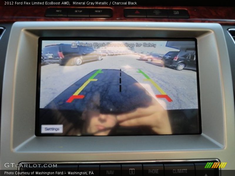 Mineral Gray Metallic / Charcoal Black 2012 Ford Flex Limited EcoBoost AWD