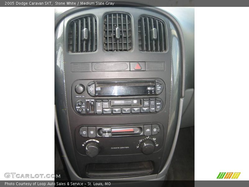 Stone White / Medium Slate Gray 2005 Dodge Caravan SXT
