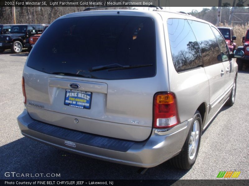 Light Parchment Gold Metallic / Medium Parchment Beige 2002 Ford Windstar SE