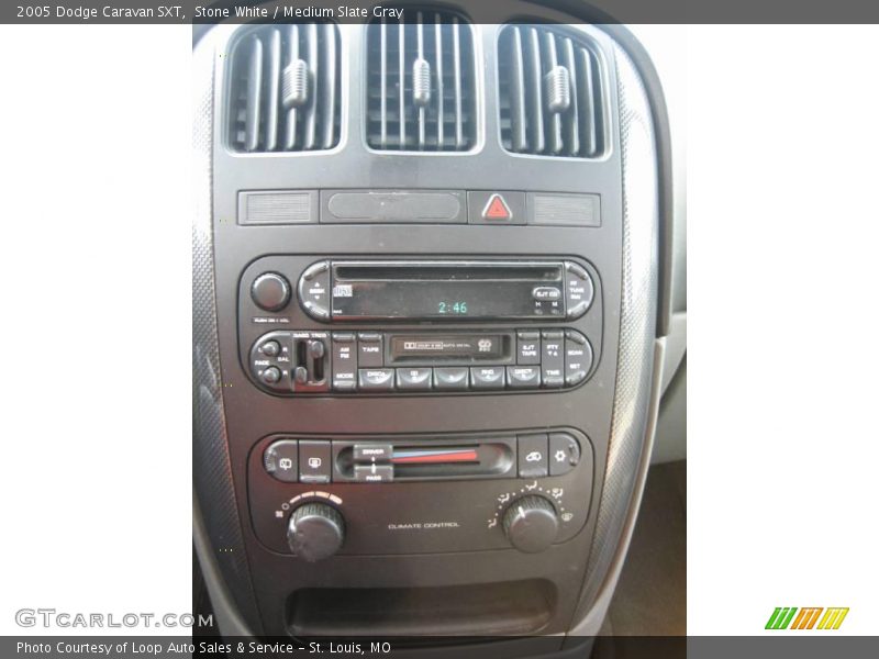 Stone White / Medium Slate Gray 2005 Dodge Caravan SXT