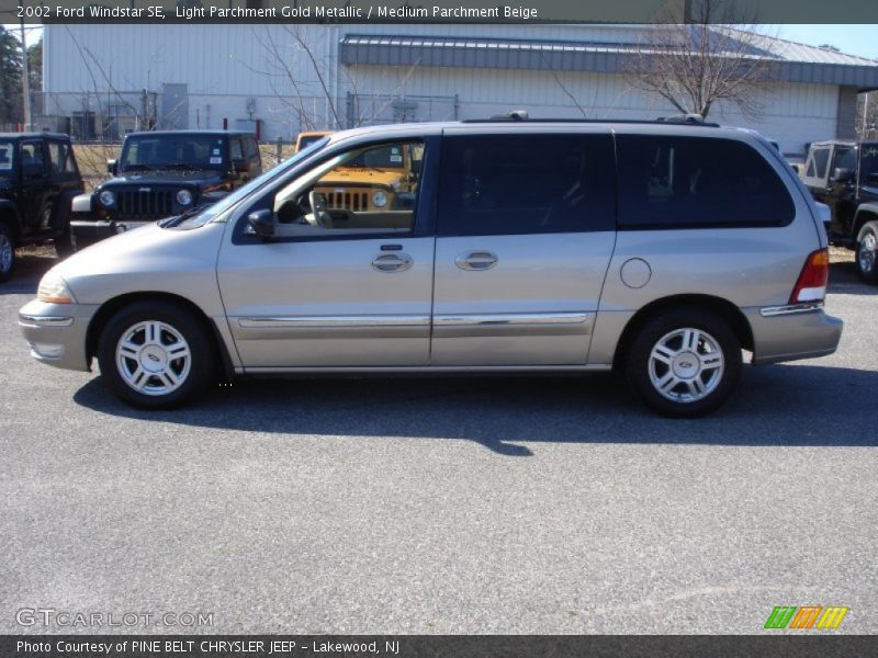 Light Parchment Gold Metallic / Medium Parchment Beige 2002 Ford Windstar SE