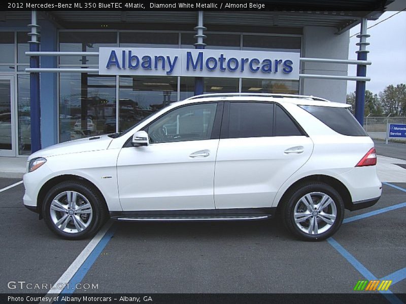 Diamond White Metallic / Almond Beige 2012 Mercedes-Benz ML 350 BlueTEC 4Matic