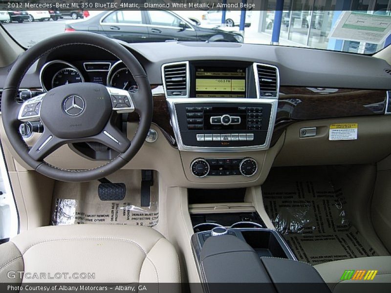 Diamond White Metallic / Almond Beige 2012 Mercedes-Benz ML 350 BlueTEC 4Matic