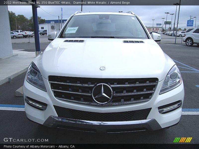 Diamond White Metallic / Almond Beige 2012 Mercedes-Benz ML 350 BlueTEC 4Matic