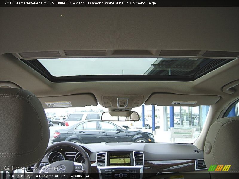 Diamond White Metallic / Almond Beige 2012 Mercedes-Benz ML 350 BlueTEC 4Matic
