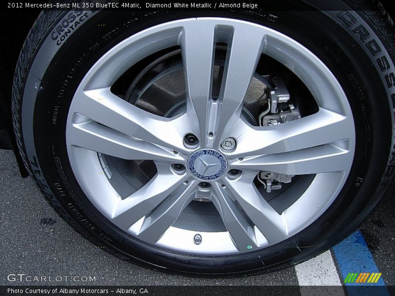 Diamond White Metallic / Almond Beige 2012 Mercedes-Benz ML 350 BlueTEC 4Matic