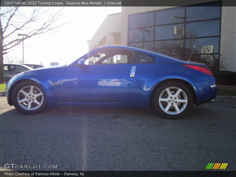 Daytona Blue Metallic / Charcoal 2007 Nissan 350Z Touring Coupe