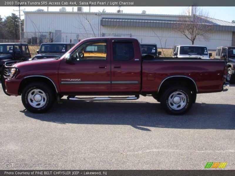 Salsa Red Pearl / Light Charcoal 2003 Toyota Tundra SR5 Access Cab 4x4
