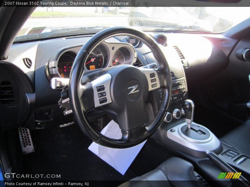 Daytona Blue Metallic / Charcoal 2007 Nissan 350Z Touring Coupe
