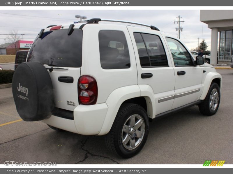 Stone White / Dark Khaki/Light Graystone 2006 Jeep Liberty Limited 4x4