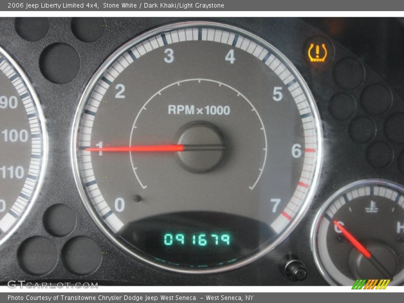 Stone White / Dark Khaki/Light Graystone 2006 Jeep Liberty Limited 4x4