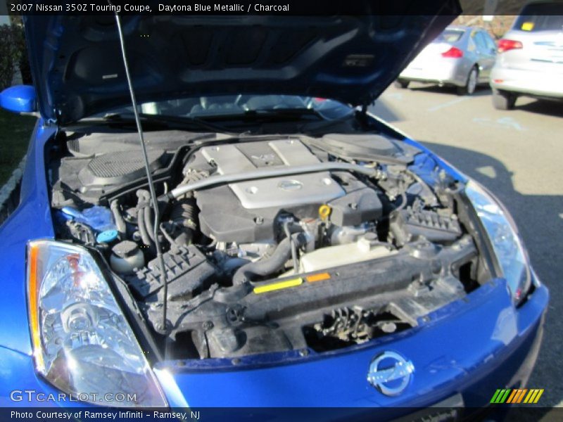 Daytona Blue Metallic / Charcoal 2007 Nissan 350Z Touring Coupe