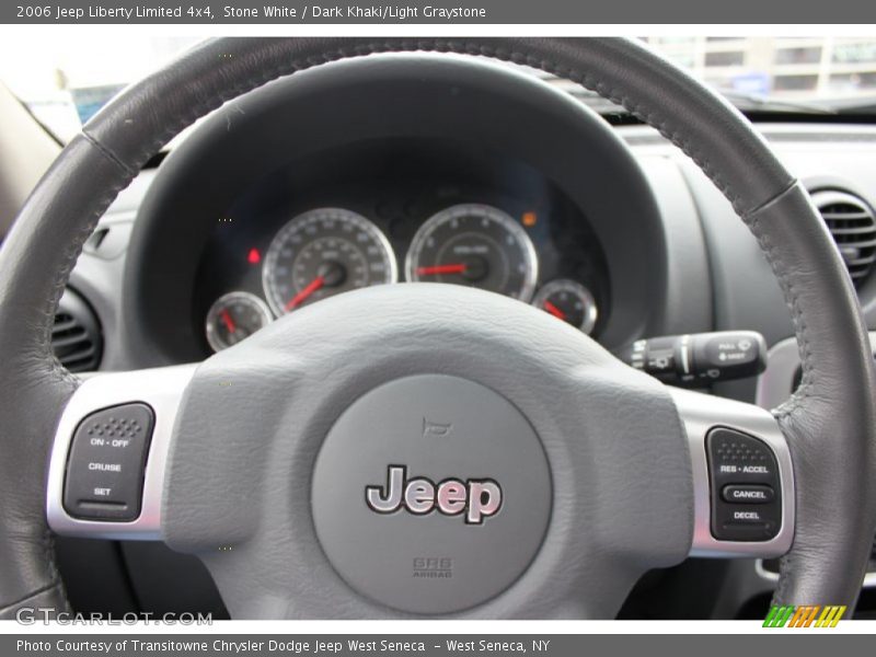 Stone White / Dark Khaki/Light Graystone 2006 Jeep Liberty Limited 4x4