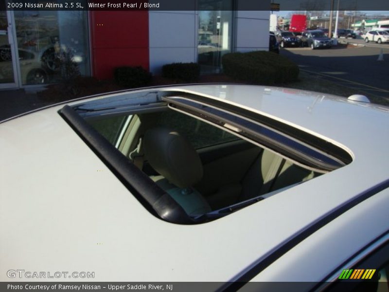 Winter Frost Pearl / Blond 2009 Nissan Altima 2.5 SL