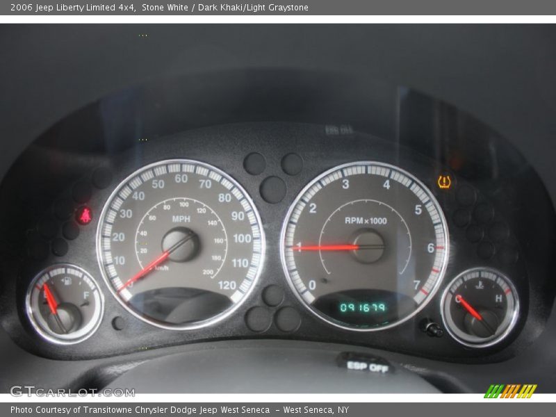 Stone White / Dark Khaki/Light Graystone 2006 Jeep Liberty Limited 4x4