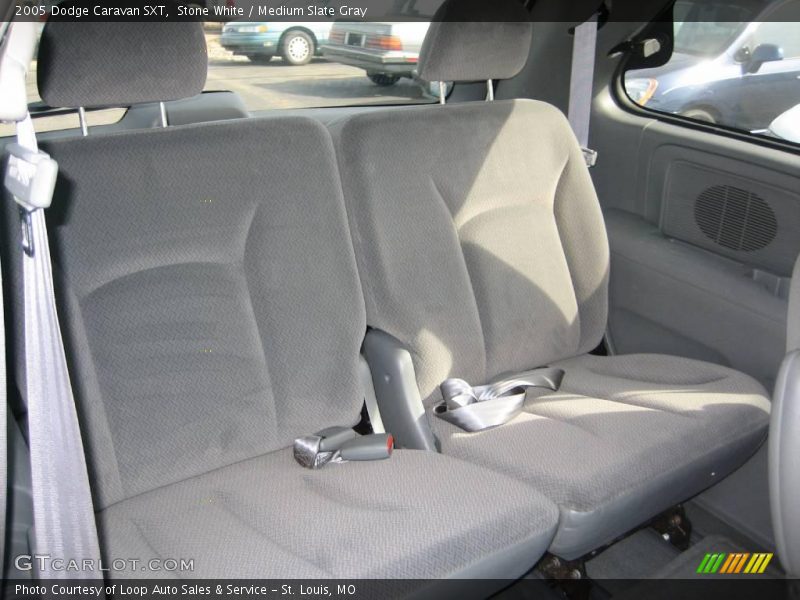 Stone White / Medium Slate Gray 2005 Dodge Caravan SXT