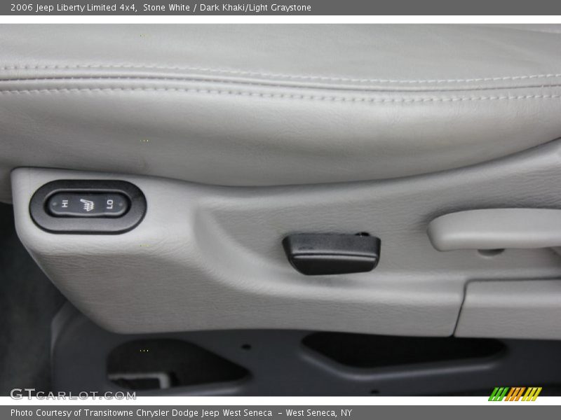 Stone White / Dark Khaki/Light Graystone 2006 Jeep Liberty Limited 4x4