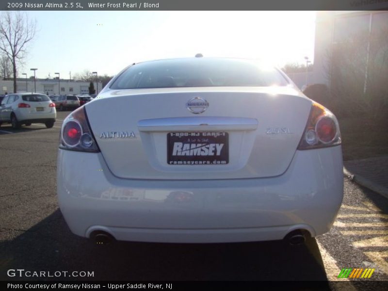 Winter Frost Pearl / Blond 2009 Nissan Altima 2.5 SL