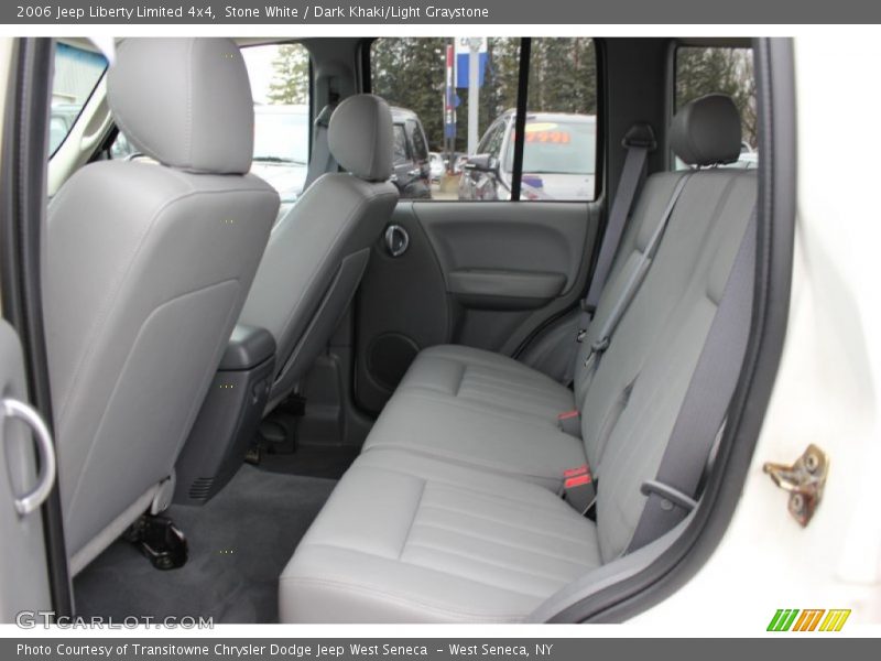 Stone White / Dark Khaki/Light Graystone 2006 Jeep Liberty Limited 4x4