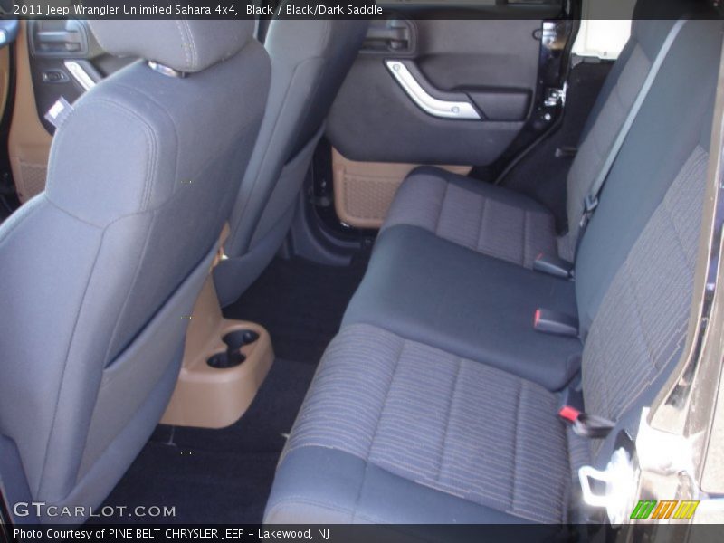Black / Black/Dark Saddle 2011 Jeep Wrangler Unlimited Sahara 4x4