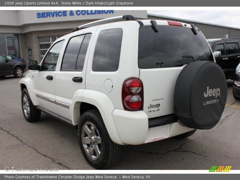 Stone White / Dark Khaki/Light Graystone 2006 Jeep Liberty Limited 4x4