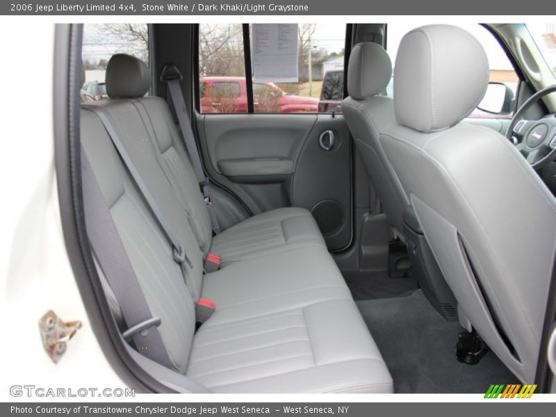 Stone White / Dark Khaki/Light Graystone 2006 Jeep Liberty Limited 4x4