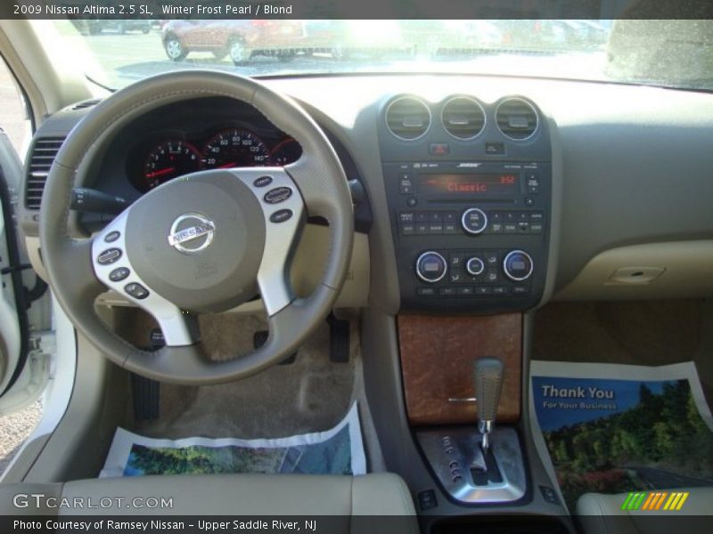Winter Frost Pearl / Blond 2009 Nissan Altima 2.5 SL