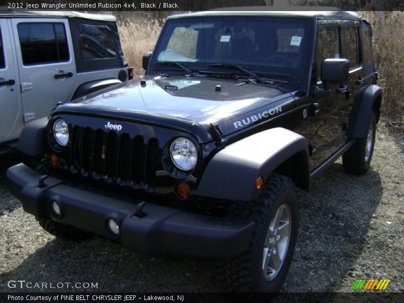 Black / Black 2012 Jeep Wrangler Unlimited Rubicon 4x4