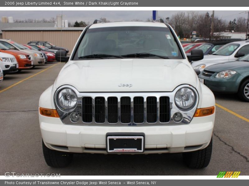 Stone White / Dark Khaki/Light Graystone 2006 Jeep Liberty Limited 4x4