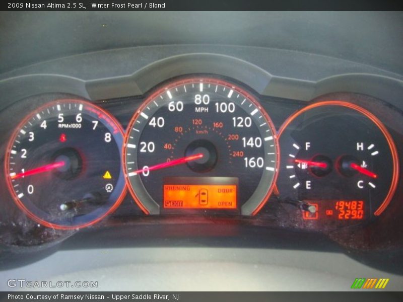Winter Frost Pearl / Blond 2009 Nissan Altima 2.5 SL