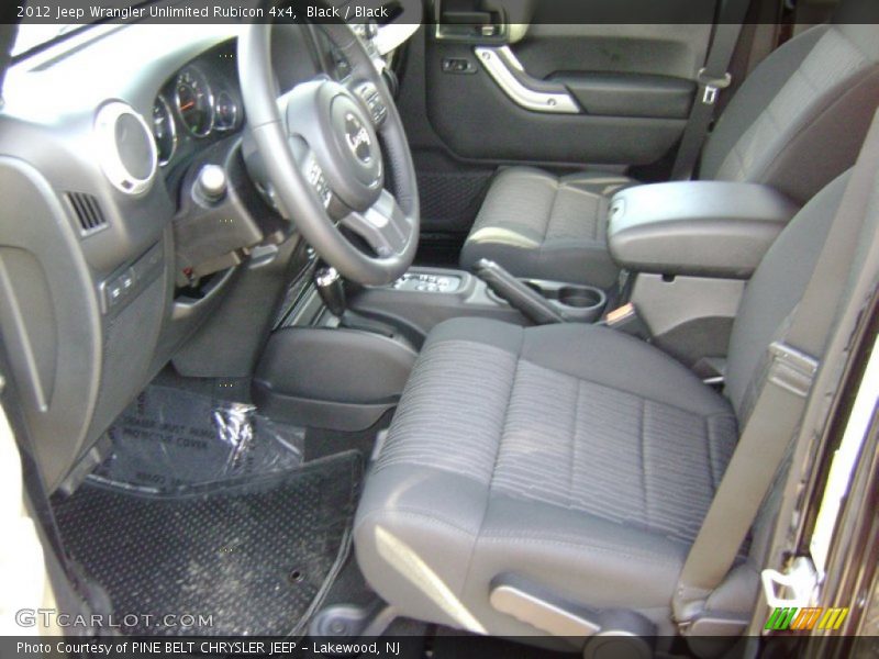 Black / Black 2012 Jeep Wrangler Unlimited Rubicon 4x4