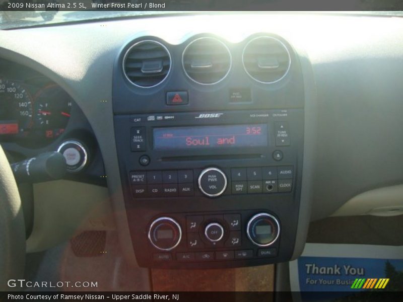Winter Frost Pearl / Blond 2009 Nissan Altima 2.5 SL