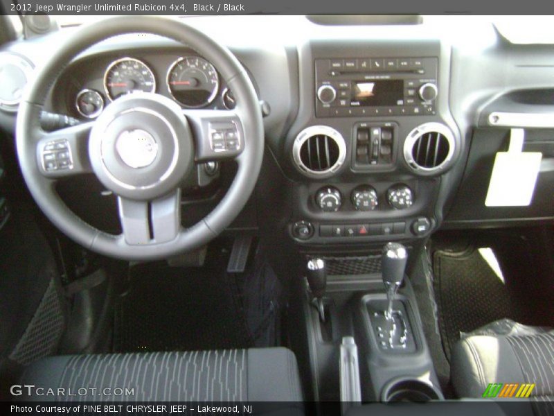 Black / Black 2012 Jeep Wrangler Unlimited Rubicon 4x4