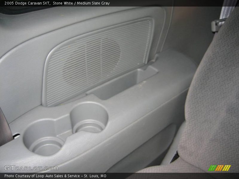 Stone White / Medium Slate Gray 2005 Dodge Caravan SXT