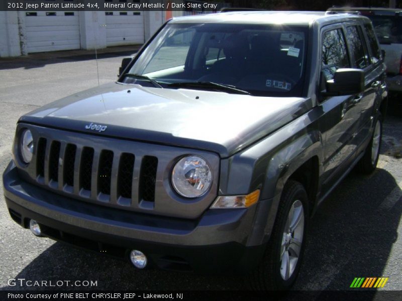 Mineral Gray Metallic / Dark Slate Gray 2012 Jeep Patriot Latitude 4x4
