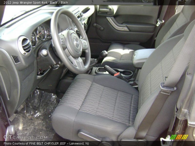 Black / Black 2012 Jeep Wrangler Sport 4x4