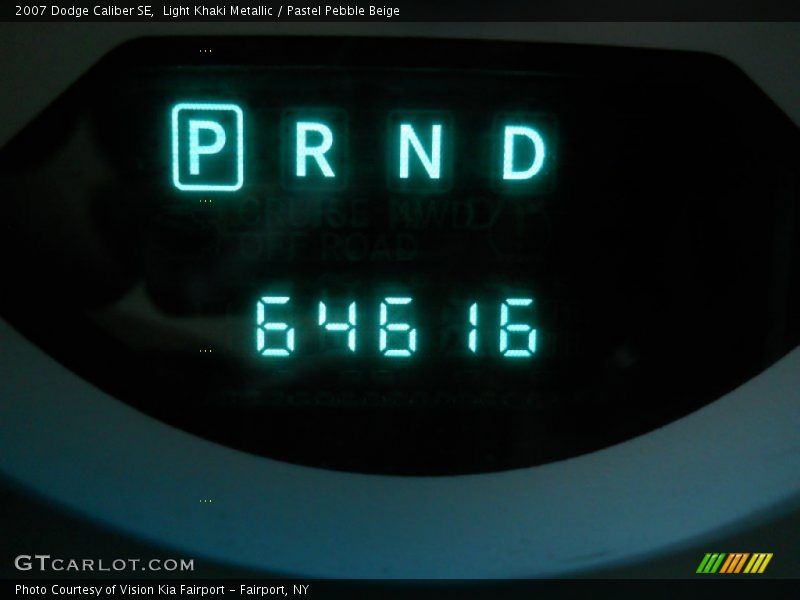 Light Khaki Metallic / Pastel Pebble Beige 2007 Dodge Caliber SE