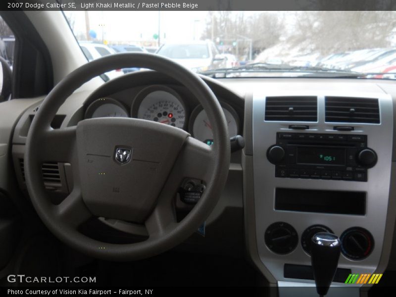 Light Khaki Metallic / Pastel Pebble Beige 2007 Dodge Caliber SE