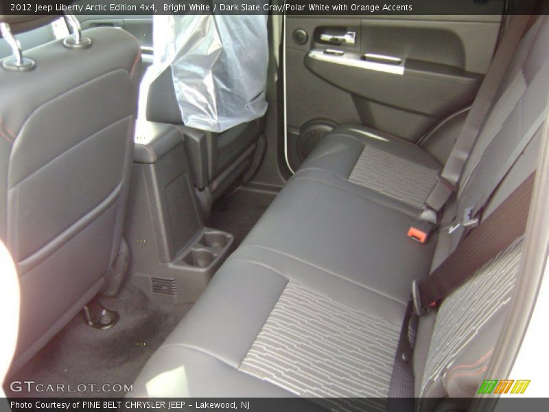 Bright White / Dark Slate Gray/Polar White with Orange Accents 2012 Jeep Liberty Arctic Edition 4x4