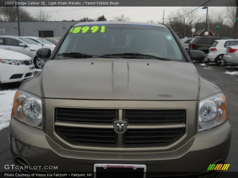 Light Khaki Metallic / Pastel Pebble Beige 2007 Dodge Caliber SE