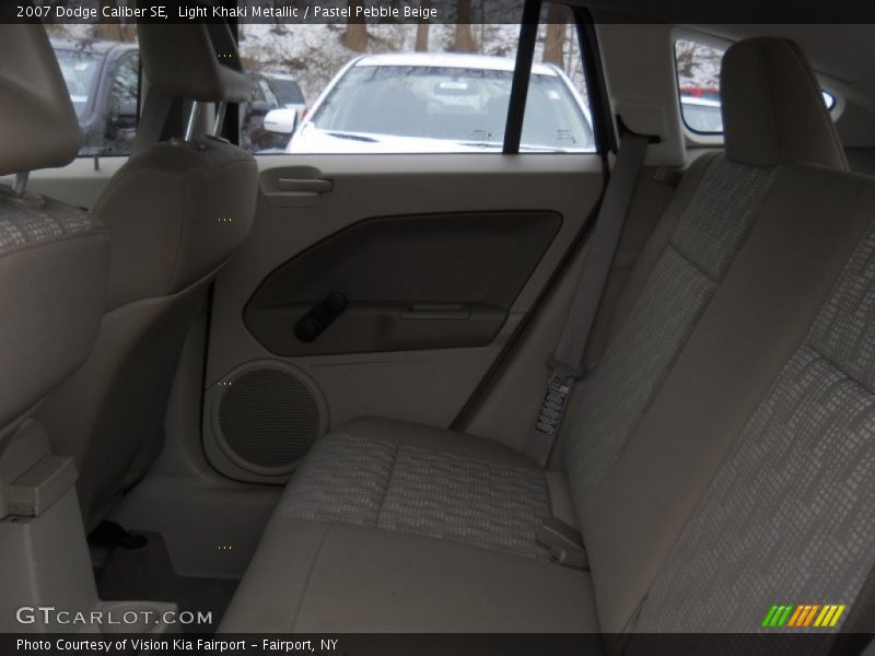 Light Khaki Metallic / Pastel Pebble Beige 2007 Dodge Caliber SE