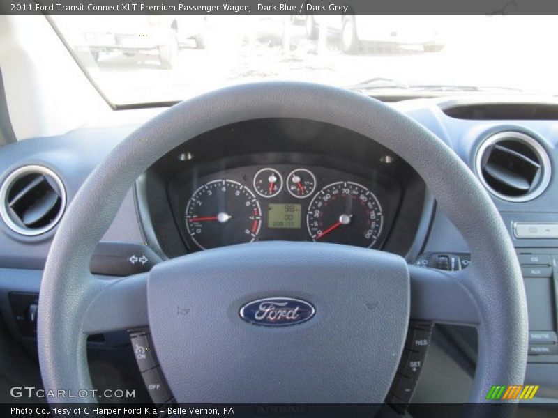Dark Blue / Dark Grey 2011 Ford Transit Connect XLT Premium Passenger Wagon