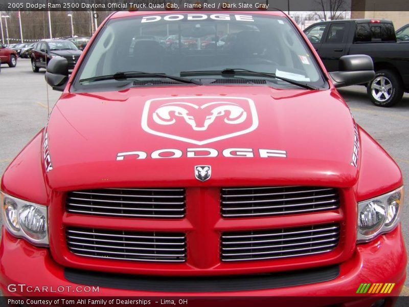 Flame Red / Dark Slate Gray 2005 Dodge Ram 2500 Daytona Official Truck Quad Cab