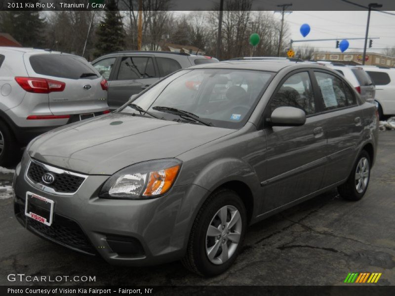 Titanium / Gray 2011 Kia Rio LX