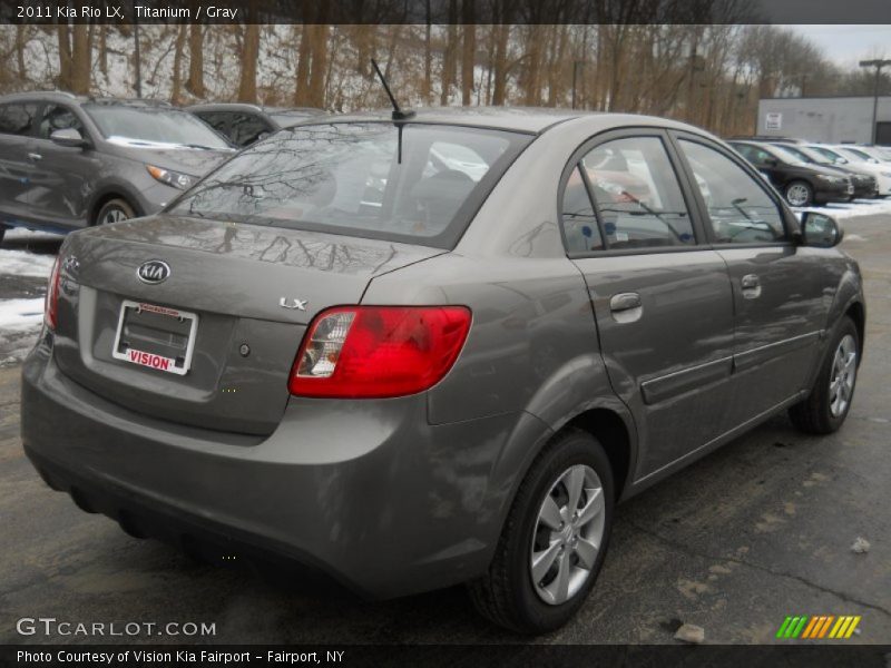 Titanium / Gray 2011 Kia Rio LX