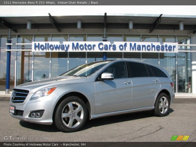 Iridium Silver Metallic / Black 2011 Mercedes-Benz R 350 4Matic